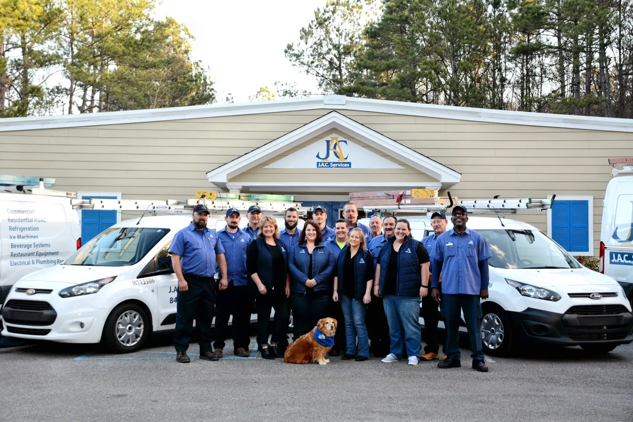 Contac the team at JAC Services for your home or business HVAC needs!